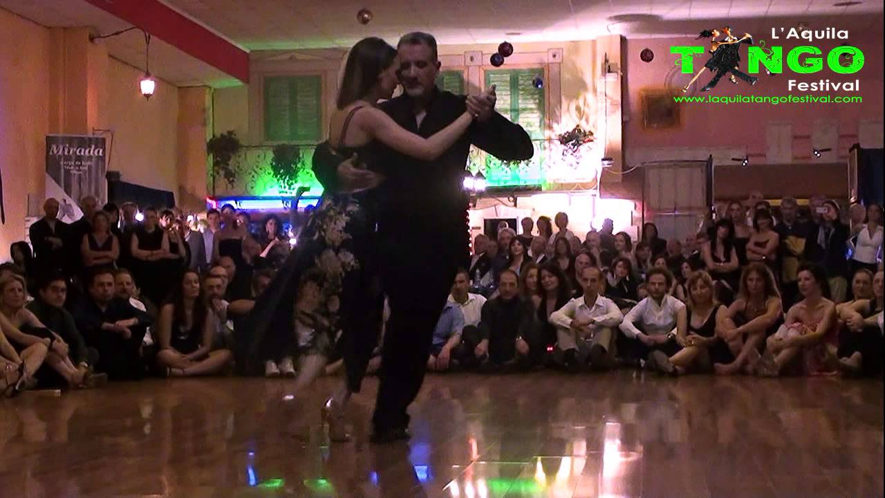 Ricardo Barrios y Laura Melo - Milonga 4/4 - International L'Aquila Tango Festival 2013