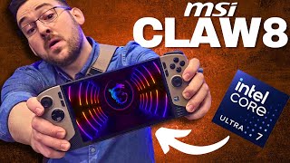 MSI Claw 8 AI+ Hands-on First Look (Lunar Lake 258V 8" BEAST)