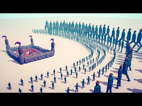 CASTLE vs ZOMBIE INVASION - Totally Accurate Battle Simulator TABS
