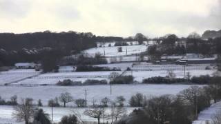 preview picture of video 'Snow Storm at Cookridge, Leeds, West Yorkshire, England - 29th January, 2015'