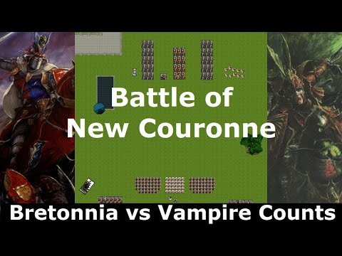 Battle of New Couronne - 2000 Pts WHFB6e Battle Report - Bretonnia vs Vampire Counts