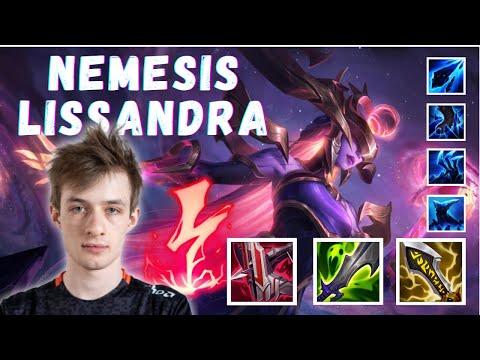 Nemesis Lissandra Mid VS Akali (KR SERVER) Patch 11.17