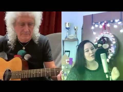 One Beautiful Christmas Day - Jam Session - Dr. Brian May ft. Valeria #brianmay #kerryellis #queen