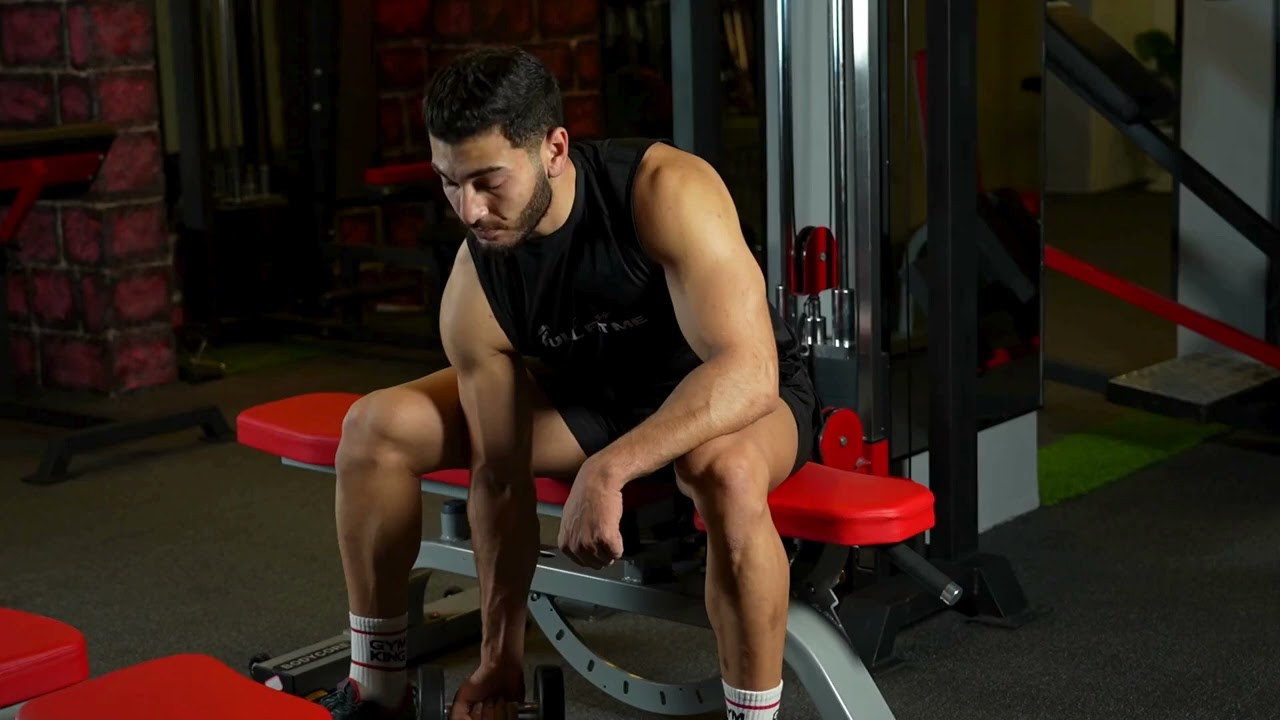 Concentration Curl exercise