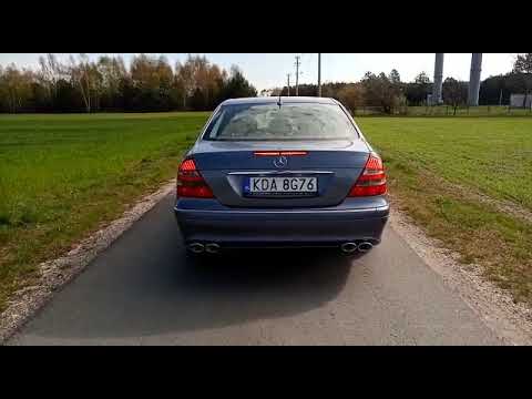 MERCEDES W211 E200 KOMPRESSOR CARLSSON SOUND EXHAUST