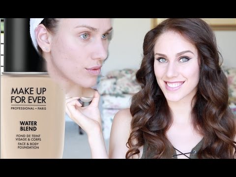 😜 Foundation TESTED: New MUFE Water Blend + My Oily Acne Prone Skin | Cassandra Bankson Video