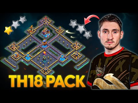 Unseen and Updated - ( TOP 11) TH18 only  1* STAR War Base with Link Best Town Hall 18 Base 2026 