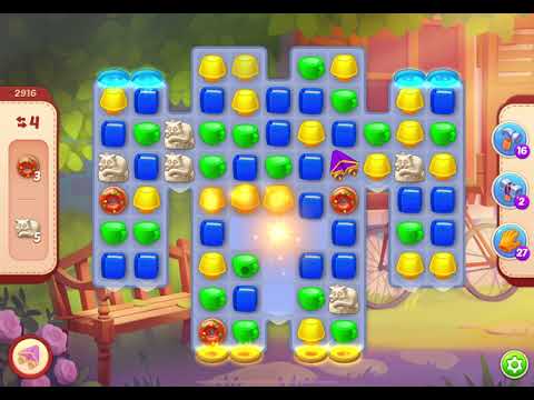 HomeScapes Level 2916 no boosters (16 moves)