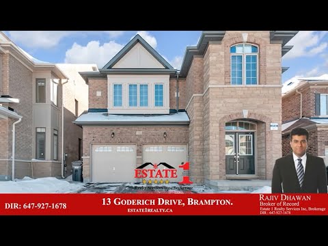 13 Goderich Drive, Brampton-VIRTUAL TOUR