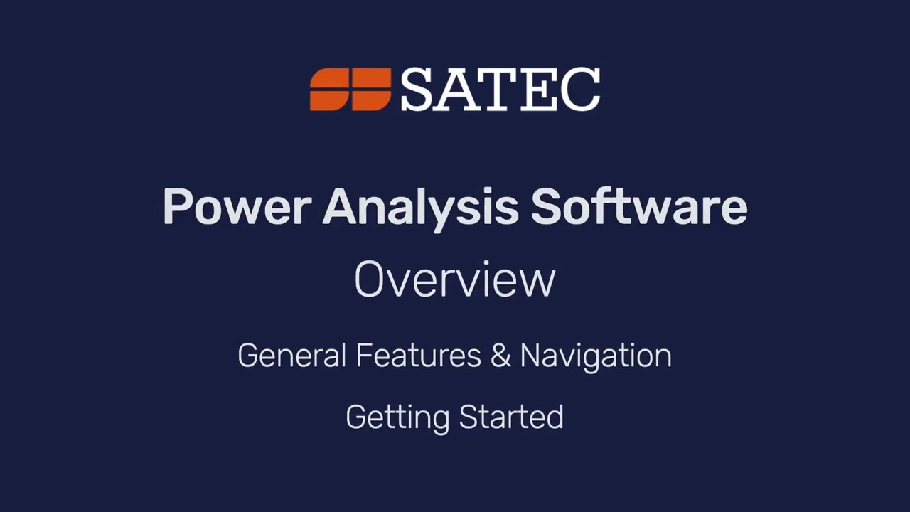 Power Analysis Software Overview