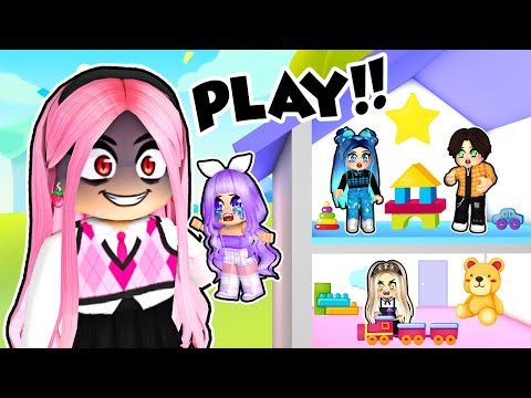 Evil Babysitter plays DAYCARE in Roblox!