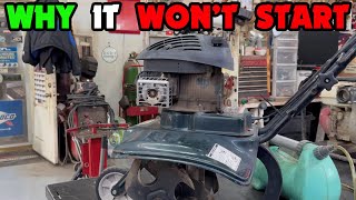 Bolens Front Tine Tiller by MTD Won't Start Up