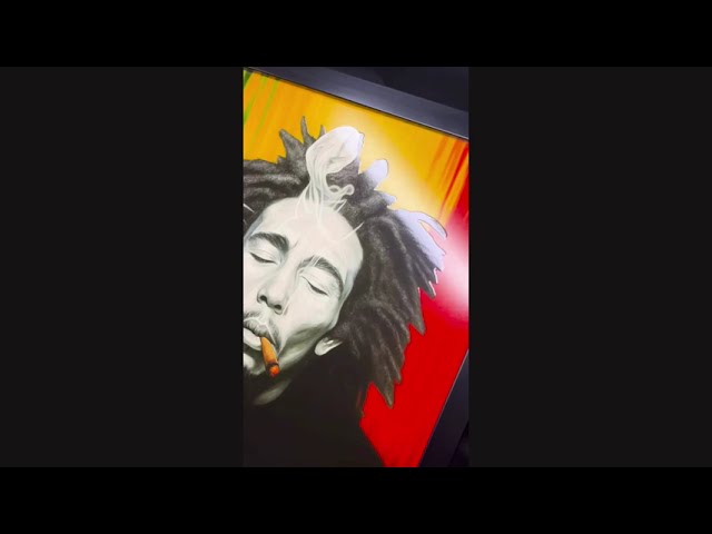 لوحة جدارية بوب مارلي