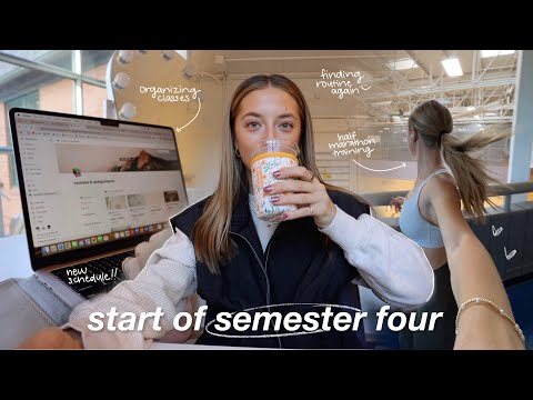 settling back into the college routine