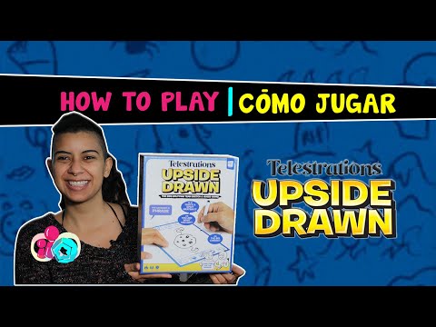 Telestrastions: Upside Drawn | English Español | How to play | Cómo jugar