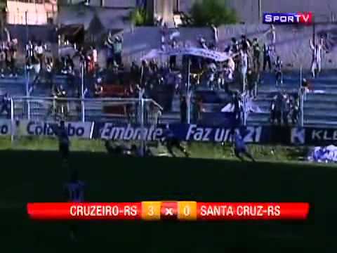 Cruzeiro-RS 3 x 0 Santa Cruz-RS - Gols - Campeonato Gaúcho 2011