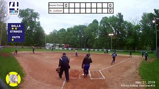 Girls Softball Sectional #34(Winamac) Boone Grove vs North Judson