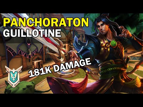 181K Damage panchoraton Zhin Paladins Competitive (Master) GUILLOTINE