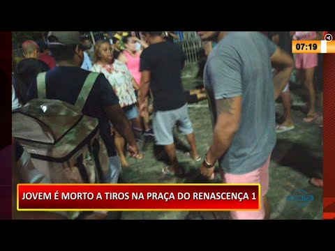Jovem é morto a tiros na praça do Renascença 1 24 02 2021