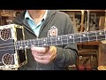 Black Brick House - 3 String Cigar Box Guitar