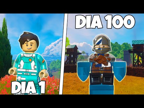 SOBREVIVI 100 DIAS NO LEGO FORTNITE