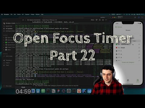 [iOS Dev] Open Focus Timer, pt. 22 | SwiftUI Mobile App Development thumbnail