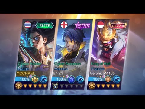 Natan - Chaos Hunter with the best teammates | Survival Mode | Mobile Legends