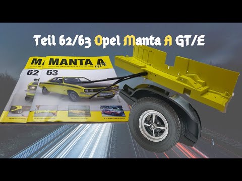 #hachette #modellbau #opelmanta Hachette Build the Opel Manta A GT / E part 62/63