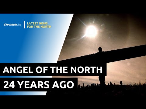 Angel of the North as it was being built