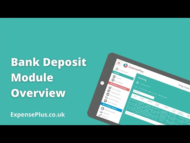 Bank Deposits Module Overview - title board