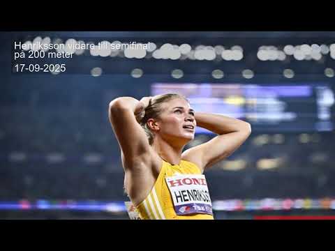 Henriksson vidare till semifinal på 200 meter