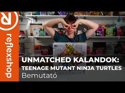 Unmatched Kalandok: Teenage Mutant Ninja Turtles | Bemutató - reflexshop