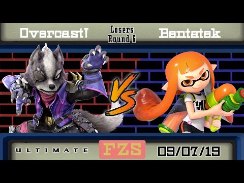 Overcast! (Wolf) vs. Bentatek (Inkling) - Losers Rd 6 - Flat Zone Sep