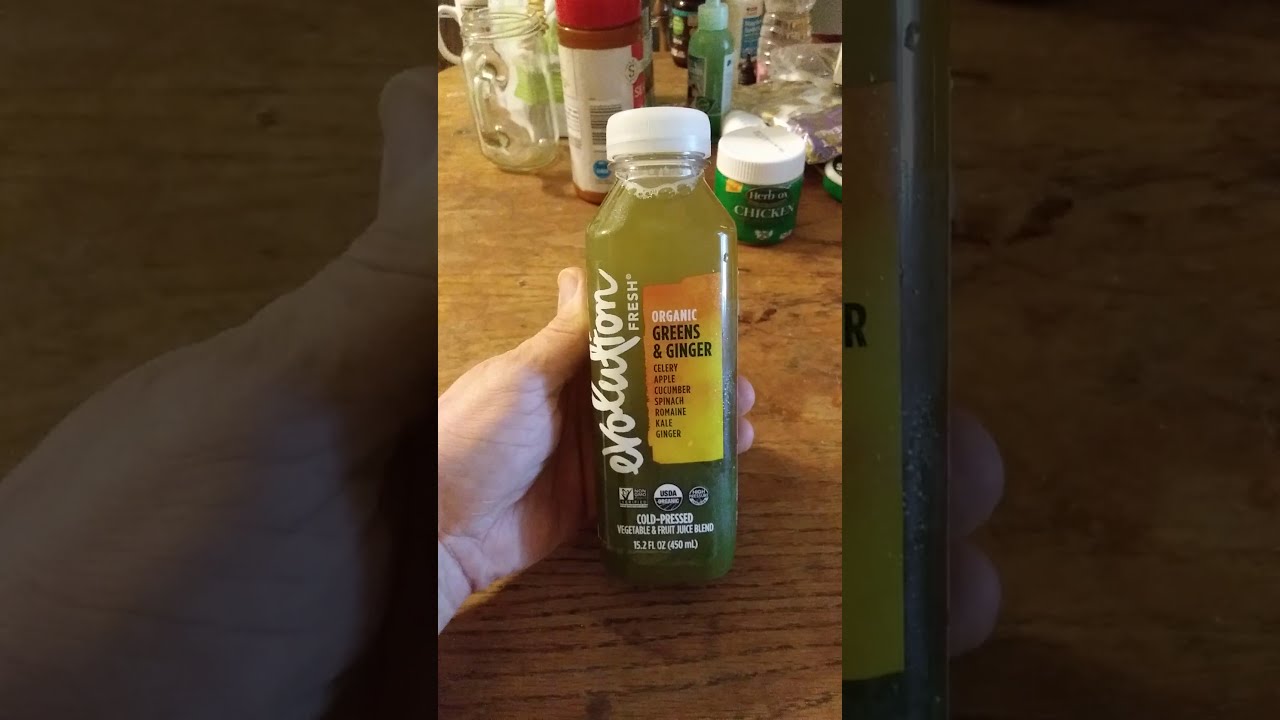 Evolution Fresh Organic Greens & Ginger Cold Pressed Vegetable & Fruit Juice Blend Review