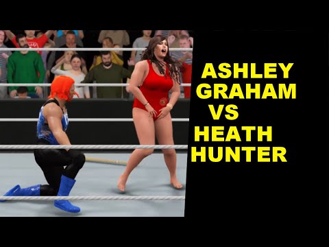 WWE 2K17 Ashley Graham vs Heath Hunter No Holds Barred