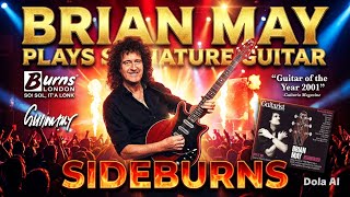 Video thumbnail for Brian May Plays Burns Signature Guitar - SIDEBURNS From November 2001 Guitarist Mag by James Rundle