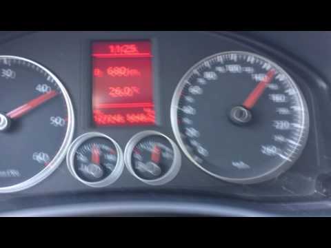 Acceleration 70/205 km/h VW Golf 5 1.9 tdi BLS stage 1