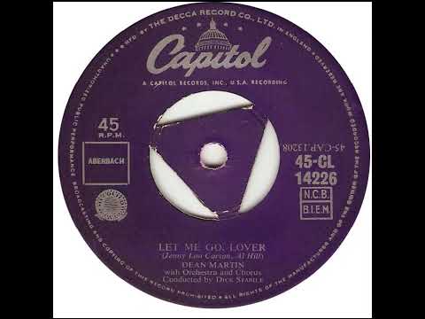 UK New Entry 1955 (26) Dean Martin - Let Me Go, Lover