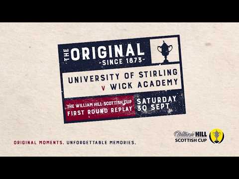 University of Stirling 1-0 Wick Academy | William Hill Scottish Cup 2017-18 – First Round Replay