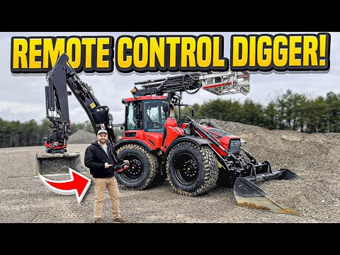 Fully REMOTE Control Digger from Sweden! 