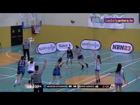 Cadete Femenino 2021 - Semifinal 2: - Movistar Estudiantes vs Distrito Olímpico