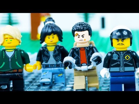 LEGO City Robbery vs Ninja STOP MOTION LEGO Ninja vs Robber | LEGO Ninjago | By LEGO Worlds Video