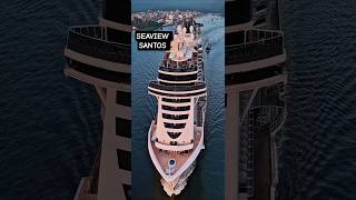MSC SEAVIEW  navio cruzeiro 21/03/26  Santos Buzios Salvador @cruzeiros2025 #drone #google  #shorts