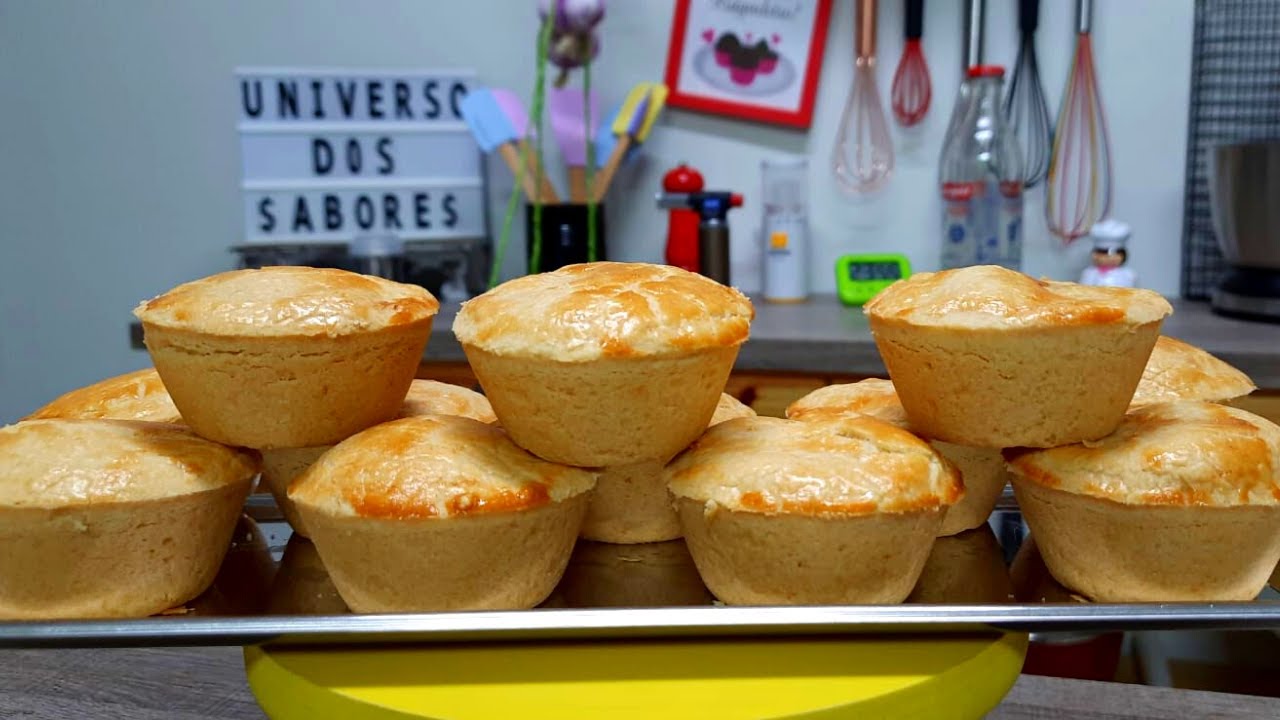 EMPADINHA | Massa que derrete na boca com apenas 4 ingredientes | Faça e venda