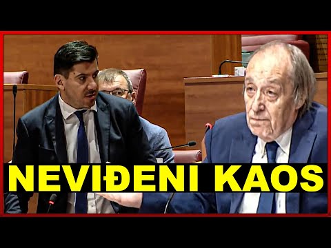 NEVIĐENI KAOS: Žestok sukob Grmoje i Radina, Radin prekida sjednicu i zove saborsku stražu