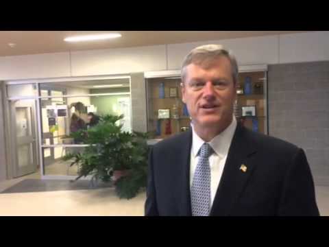 Charlie Baker visits Essex Technical High in Danvers