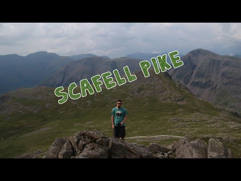 Climbing Scafell pike 2019 lake district national park