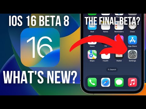 iOS 16 Beta 8 - What's new?