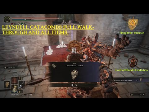 Lyndell Catacombs full walkthrough location and all items. ELDEN RING
