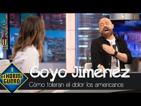 Goyo Jiménez compara la tolerancia al dolor entre españoles y americanos - El Hormiguero